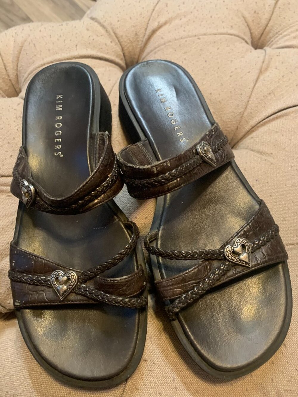 Women's Brown 7.5 Kim Rogers Sandals